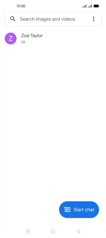 Press Start chat.