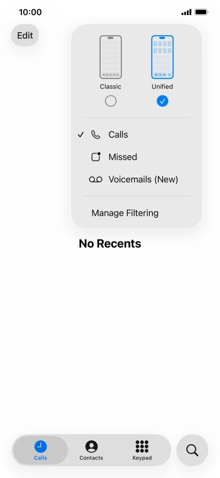 Press Voicemail.