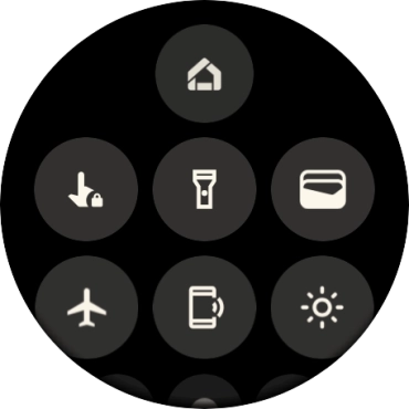 Press the find my phone icon to send a signal to your phone.