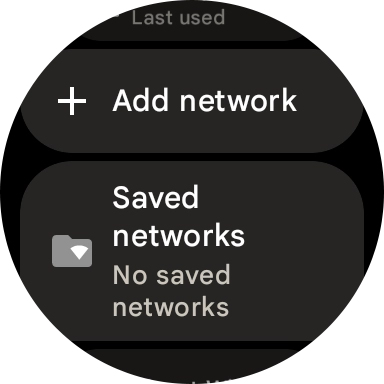 Press Add network.