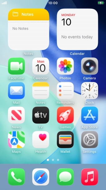 When the battery charging icon is displayed, charging is in progress.