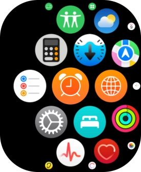 Press the Maps icon.