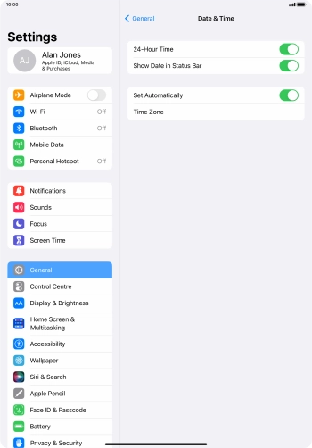 Slide your finger upwards starting from the bottom of the screen to return to the home screen.