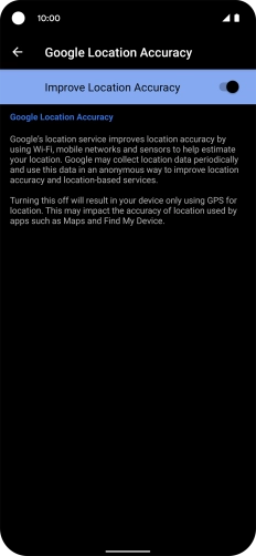 If you press the indicator next to 