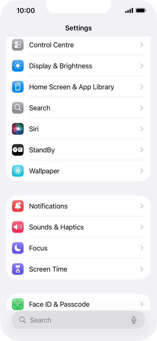 Press Display & Brightness.