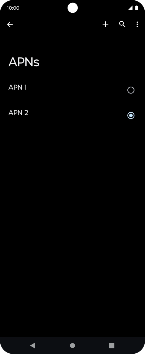 Press the Home key to return to the home screen.