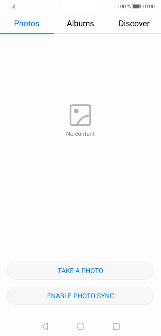 Press Albums and go to the required folder.