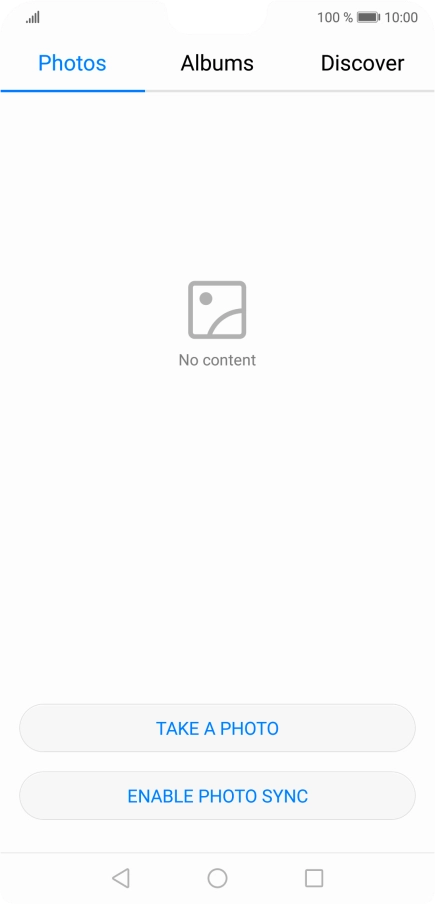 Press Albums and go to the required folder.