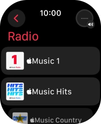 Press the required radio station.