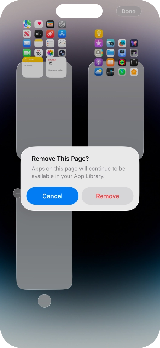 Press Remove.