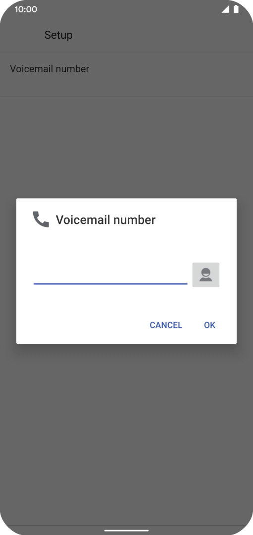 Key in +447953222222 and press OK.