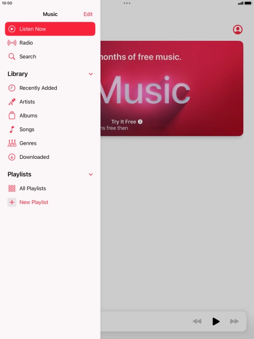 Press New Playlist.