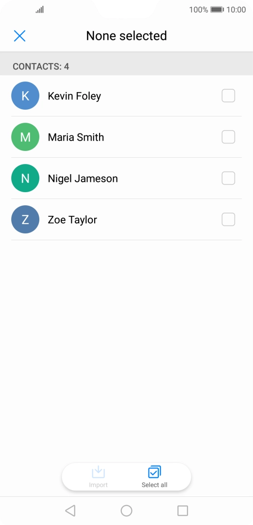 Press Select all.