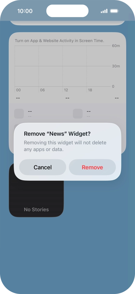 Press Remove.