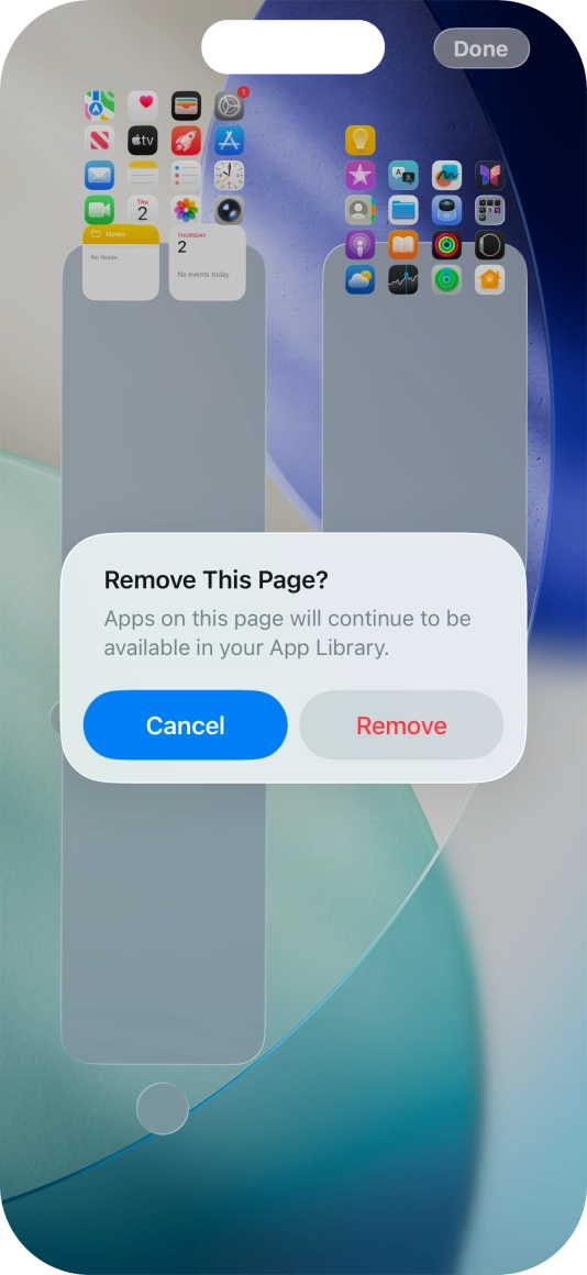 Press Remove.