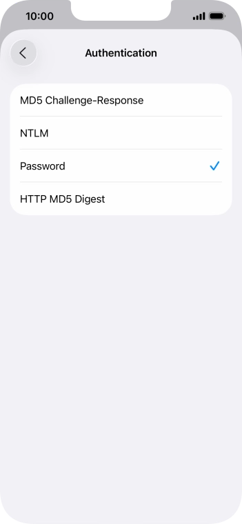 Press Password.