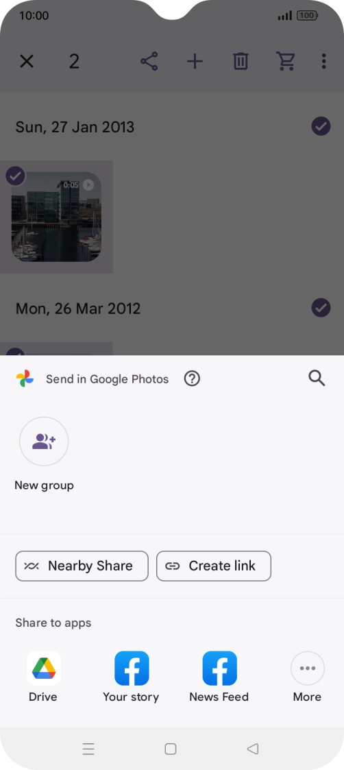 Press More.