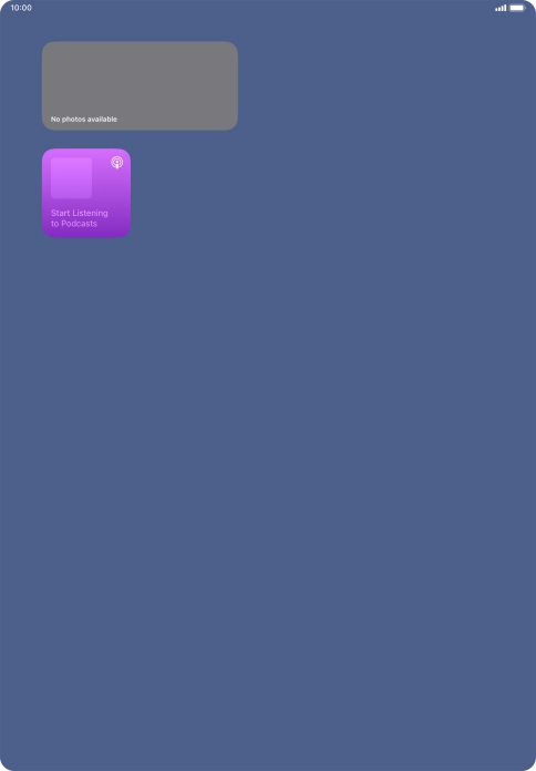 Press and hold the required Widget Stack.