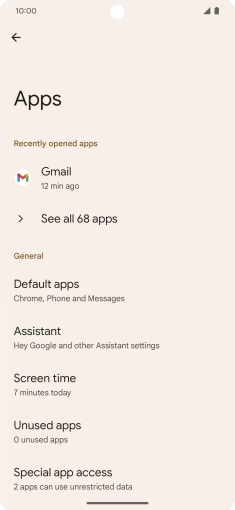 Press See all apps.