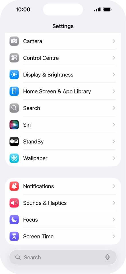 Press Home Screen & App Library.