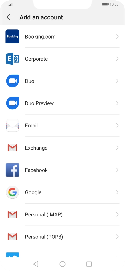 Press Google.