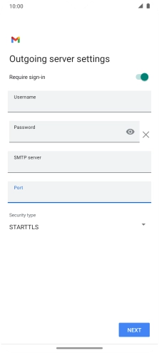 Press the drop down list below 
