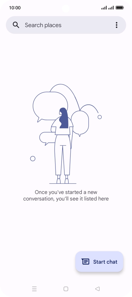 Press Start chat.