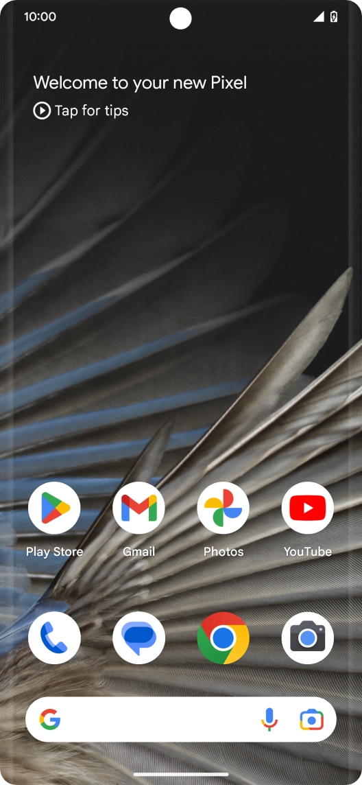 When the battery charging icon is displayed, charging is in progress.