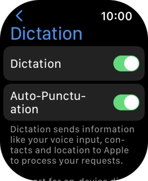 Press the Digital Crown twice to return to the home screen.