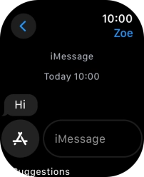 Press iMessage.