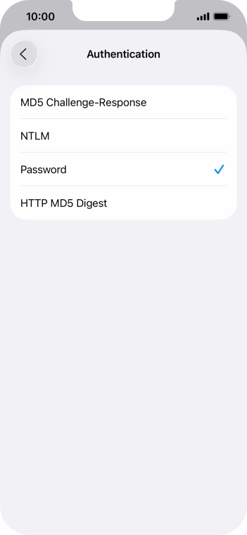 Press Password.