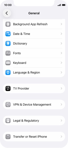 Press Background App Refresh.