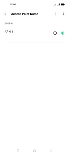 Press the add icon.