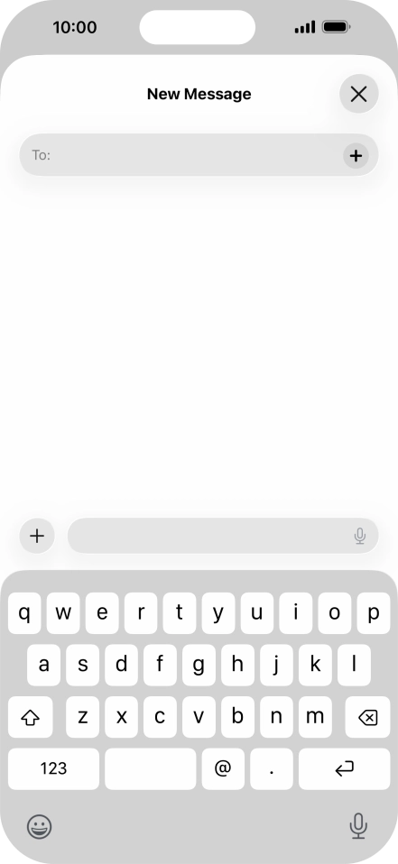 Press the add icon.