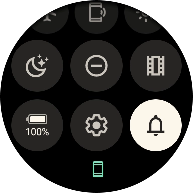 Press the settings icon.