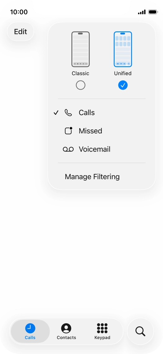 Press Voicemail.