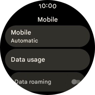 Press Mobile.