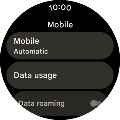 Press Mobile.