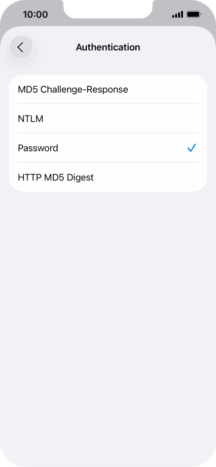 Press Password.