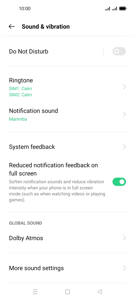 Press Ringtone.