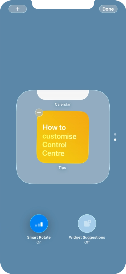 Press Smart Rotate to turn the function on or off.