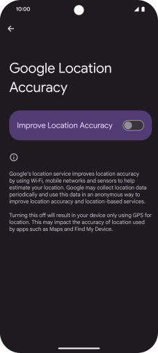 If you press the indicator next to 