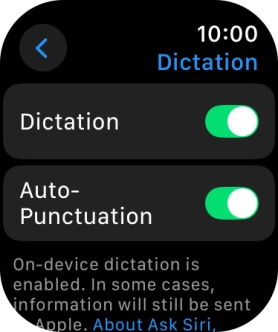 Press the Digital Crown several times to return to standby mode.