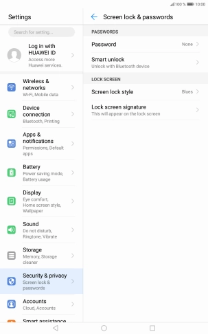 Press the Home key to return to the home screen.