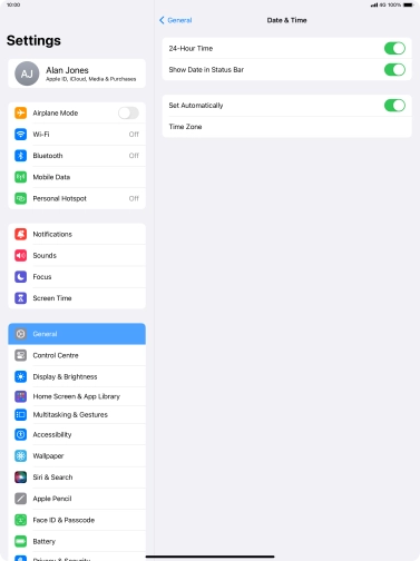Slide your finger upwards starting from the bottom of the screen to return to the home screen.
