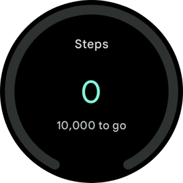 Press the required widget to open it.