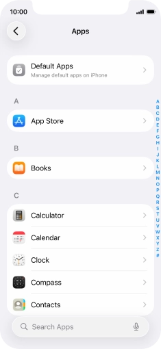 Press App Store.