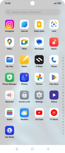 Press Play Store.