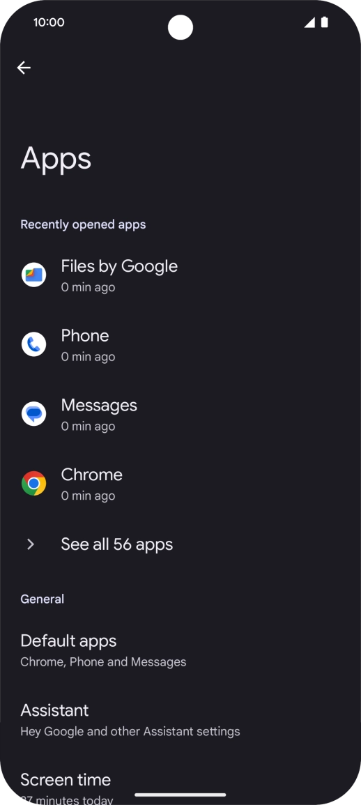 Press See all apps.