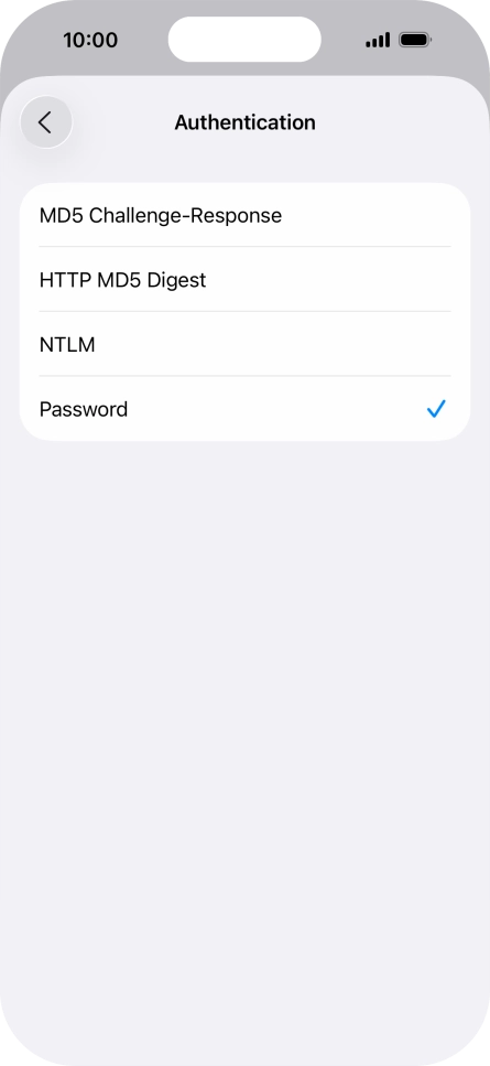Press Password.